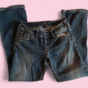 Silver Jeans Co. Women's Blue and Navy Jeans